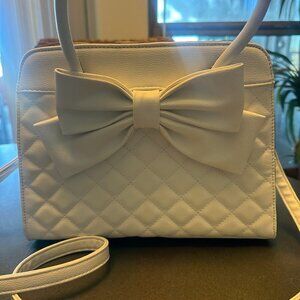 Women's White Purse Shoulder Bag Tote